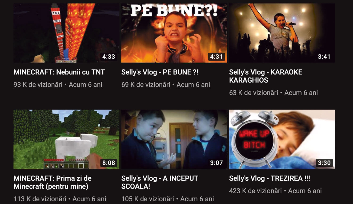 Selly a știut că are o poveste de spus, așa că a început să se filmeze cu o cameră de mână cu care exersa în vacanțele familiei. Primul clip l-a urcat pe YouTube la 11 ani.